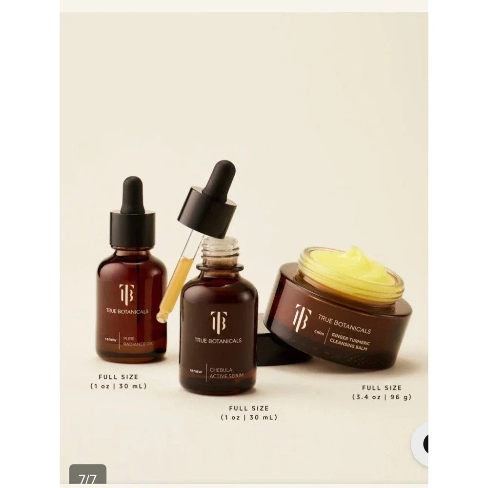 True Botanicals “3 Steps to Glowing Skin”  Glowy Skin Reset NIB NEW - Picture 2 of 7